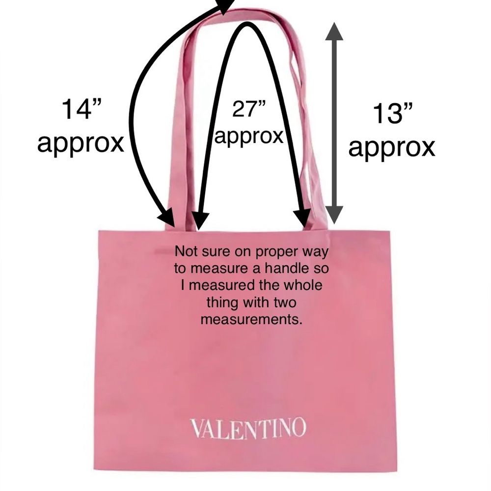 VALENTINO 💕 NEW Pink Tote 💕 - Picture 6 of 6